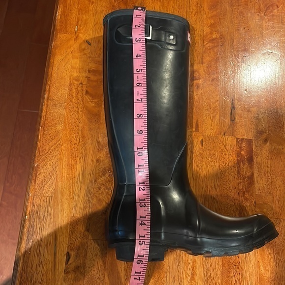 Hunter Size 5 Tall Rain Boots - Matte Black - Picture 8 of 8